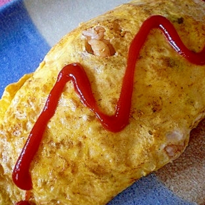 海老入りケチャップライスのオムライス レシピ 作り方 By ひろりん1106 楽天レシピ